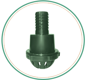 Green Nipple foot valve 