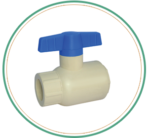 CPVC Ball Valve (Gold) (Long Neck) 