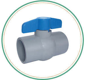 RPVC Ball Valve Gray
