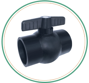  Solid Ball Valve (Black)