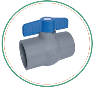 Solid Ball Valve (Gray)