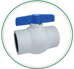 Solid Ball Valve (White)