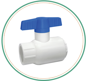 UPVC Ball Valve (Gold) (Long Neck) 